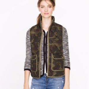 J. Crew Camo Vest (Small)